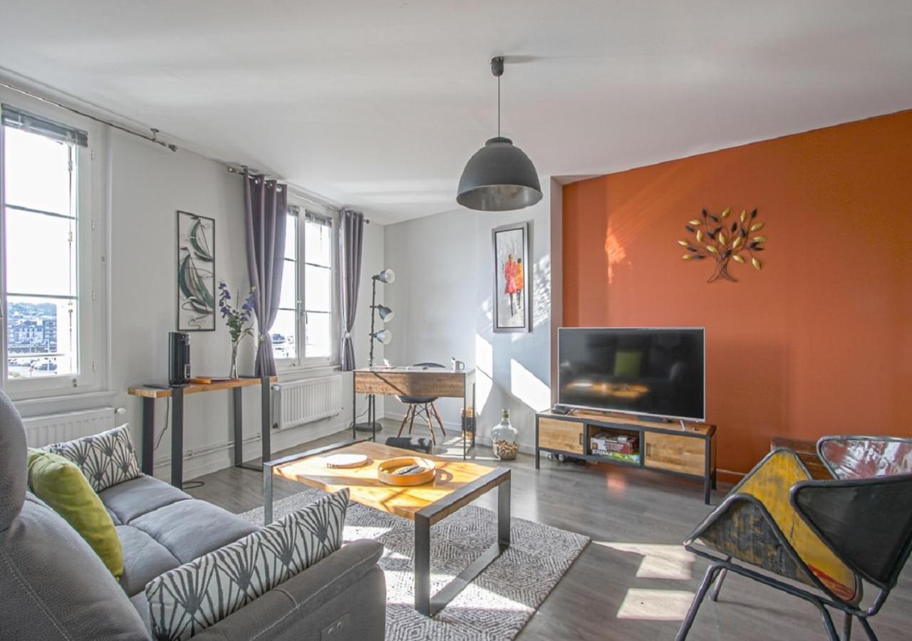 A Babord Fecamp Appartement Vue Port Et Mer Linge Inclus Exterior photo