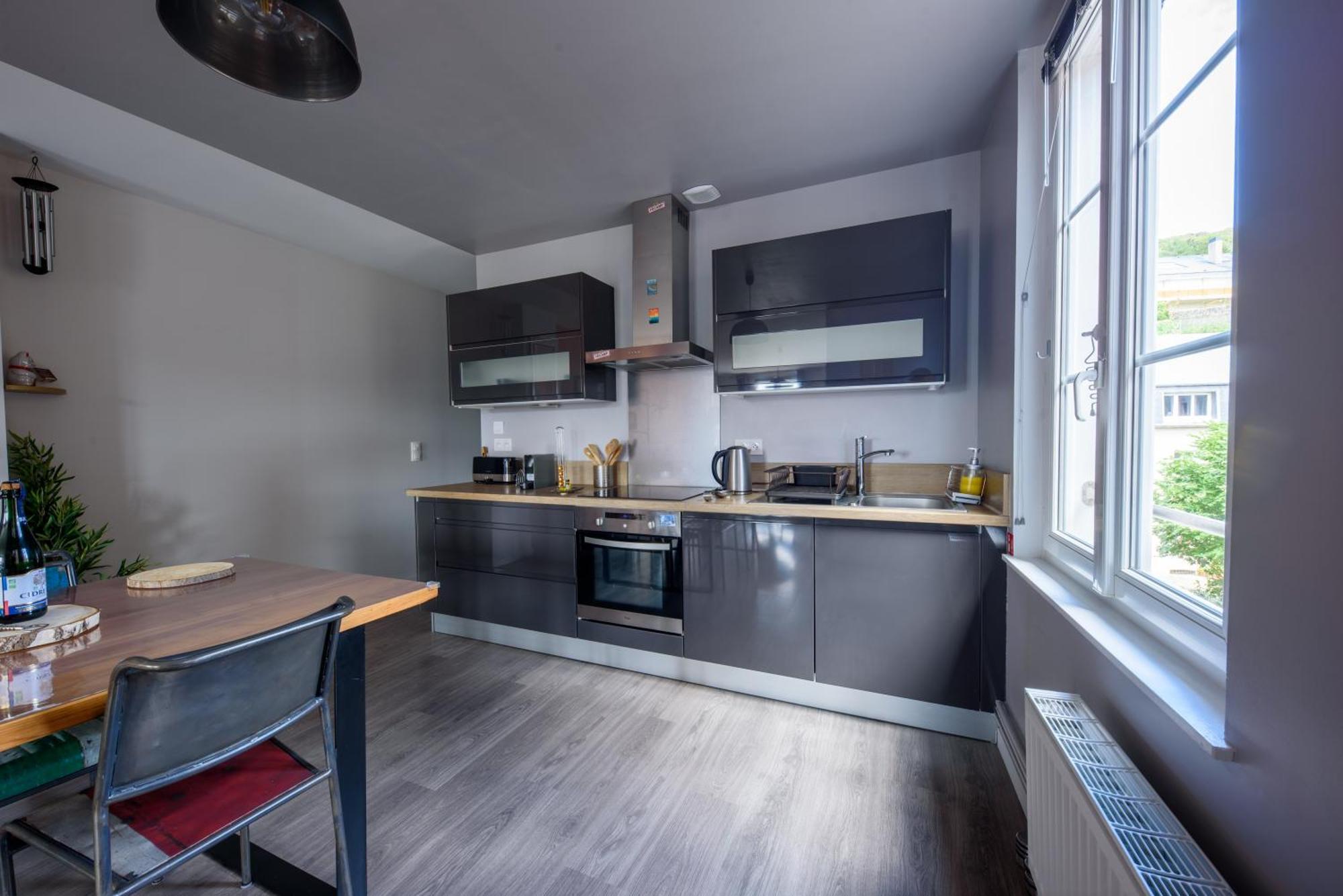 A Babord Fecamp Appartement Vue Port Et Mer Linge Inclus Exterior photo